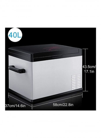 Car Refrigerator Compressor Electric Cooler Box 40 l JOYWAY24 Black/White