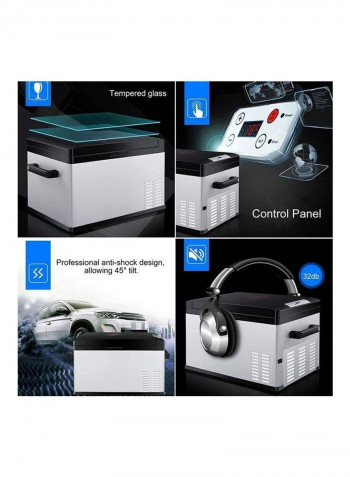 Car Refrigerator Compressor Electric Cooler Box 40 l JOYWAY24 Black/White