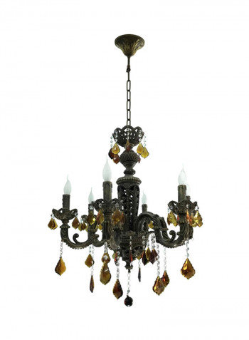 Chandelier Black/White/Gold 600x800millimeter