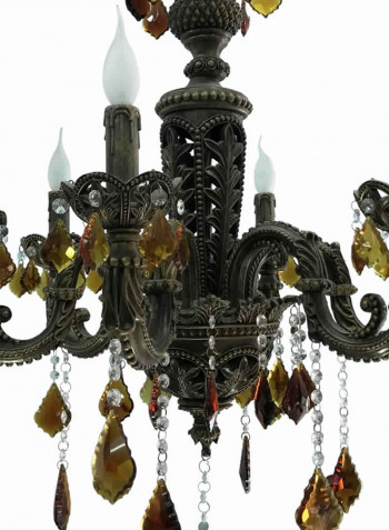 Chandelier Black/White/Gold 600x800millimeter