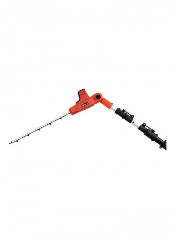 Cordless Hedge Trimmer Silver/Black/Red