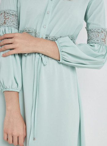 Long Sleeve Maxi Dress Mint