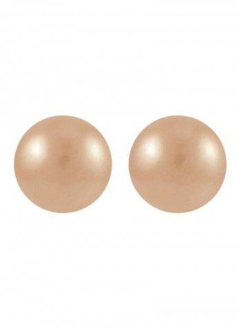 18 Karat Yellow Gold Pearl Earrings