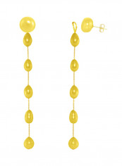 18 Karat Gold Pearl Studded Drop Earrings reviews 18 Karat Gold Pearl Studded Drop Earrings