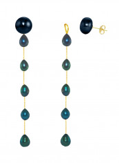 18 Karat Gold Pearl Studded Drop Earrings reviews 18 Karat Gold Pearl Studded Drop Earrings