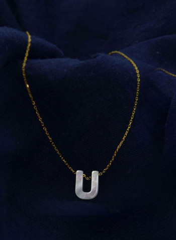 18 Karat Gold U Pearl Jewellery Set