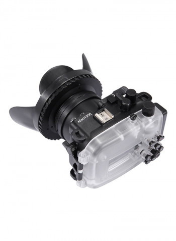 Underwater Fish Eye Lens Black