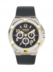Men's Leather Chronograph Wrist Watch V WVSPEW0219