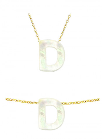 18 Karat Gold D Pearl Jewellery Set