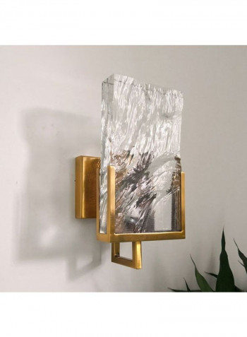 Crystal LED Wall Lamp Yellow