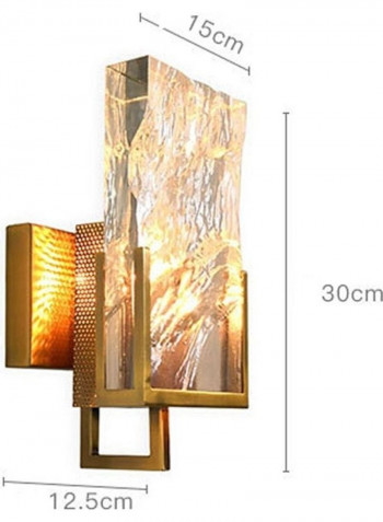 Crystal LED Wall Lamp Yellow