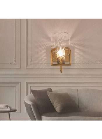 Crystal LED Wall Lamp Yellow