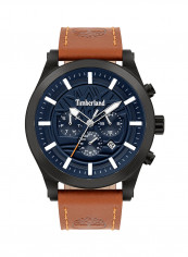 Men's Leather Strap Chronograph Wrist Watch T TBL15661JSB-03
