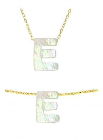 18 Karat Gold E Pearl Jewellery Set