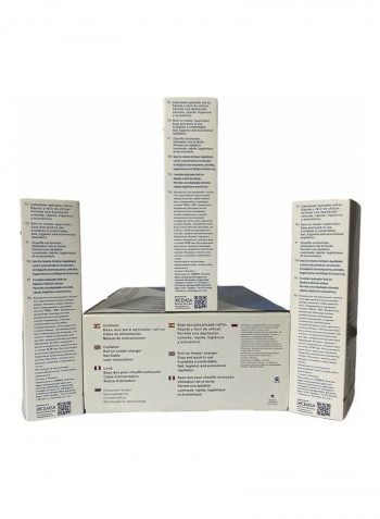 Professional Wax Heater Base Trio Roll'On Blue/White 200watts