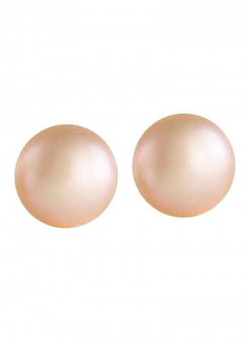18 Karat Yellow Gold Pearl Earrings