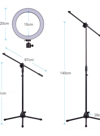 LED Ring Light Kit Black