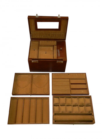 Genuine Leather Designer Jewellery Box