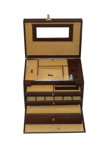 Leather Designer Big Jewellery Box