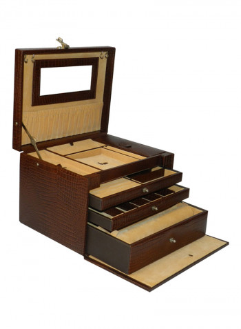 Leather Designer Big Jewellery Box