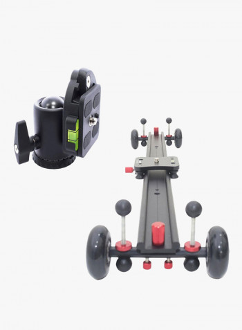 Slider Feet And L30 Panoramic Rotating Mini Ball Head Black