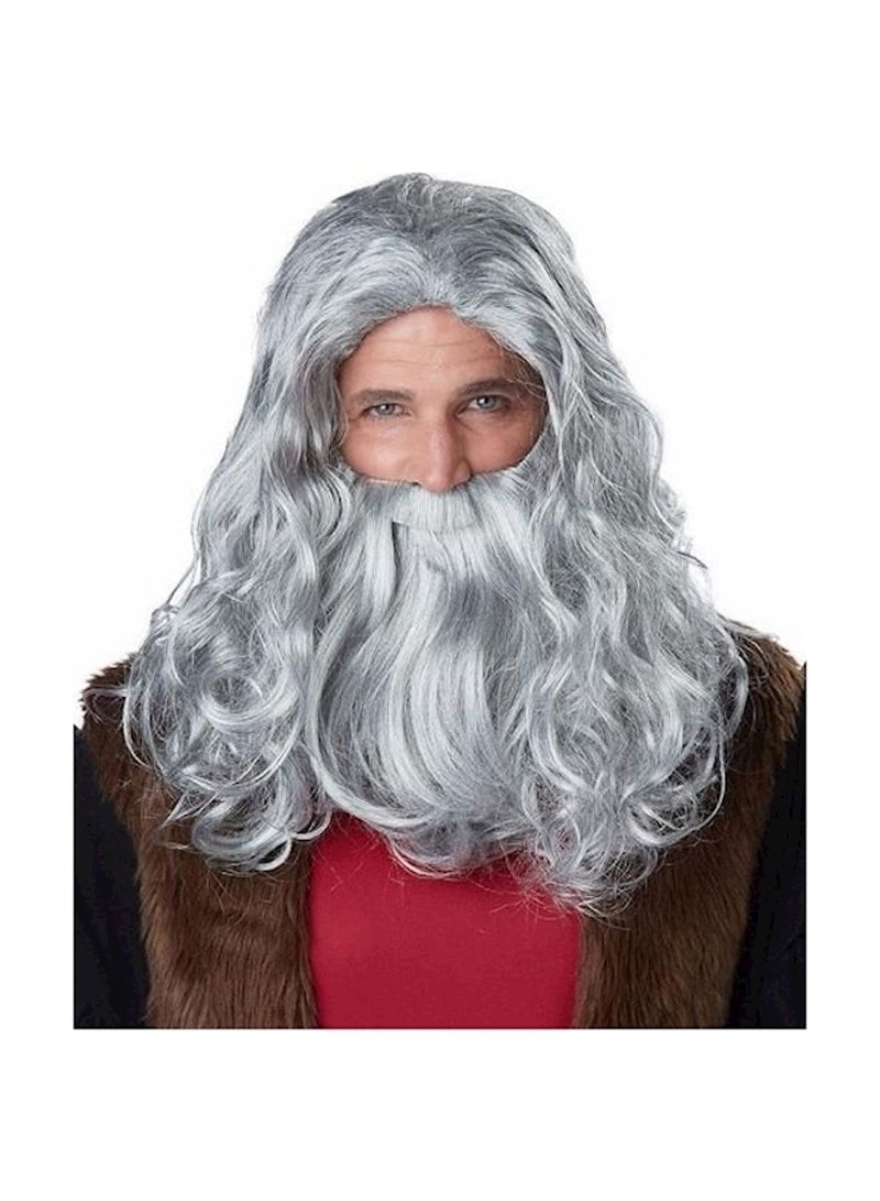 Renaissance Man Cosplay Hair Wig And Beard Set