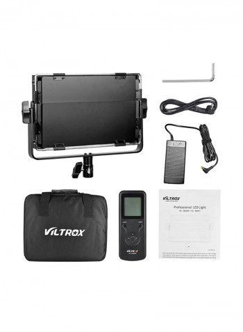 VL-S50B 276 LED Video Light Panel With Remote Control For Canon Nikon White