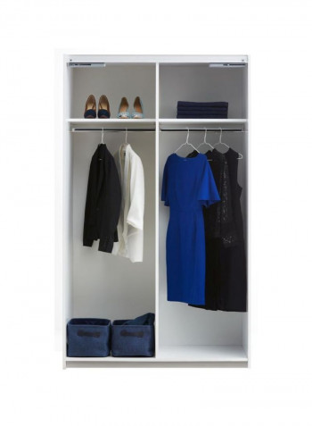 Onsted 2-Doors Wardrobe White
