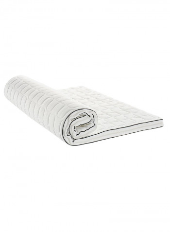 Dreamzone T80 Top Mattress White/Black