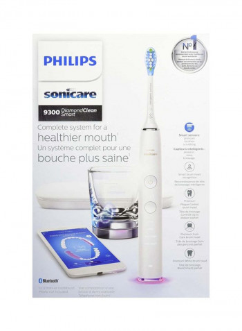 Sonicare DiamondClean Smart 9300 Rechargeable Electric Toothbrush Set White/Blue