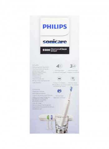 Sonicare DiamondClean Smart 9300 Rechargeable Electric Toothbrush Set White/Blue