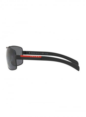 Men's Rectangular Sunglasses - Lens Size: 65 mm