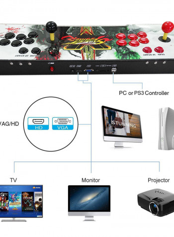 Arcade Console 2260 in 1 2 Players Control 1080P Arcade Games Control Joystick For PC TV Laptop