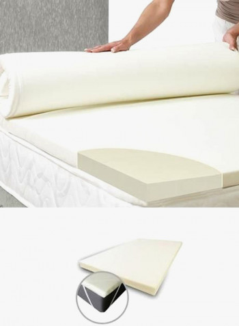 Cool Tech Memory Foam Mattress Topper With Cover Foam Light Pink King