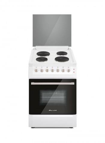 4-Burner Electric Cooking Range OE 6004 HP/W white