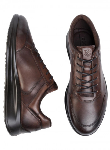 Aquet Lace Up Comfort Cocoa Brown