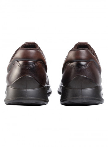 Aquet Lace Up Comfort Cocoa Brown