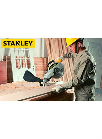 Compound Mitre Saw Silver/Yellow/Black 610x485x410millimeter