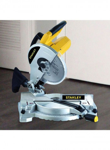 Compound Mitre Saw Silver/Yellow/Black 610x485x410millimeter