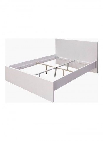 Halmstad King Bed White