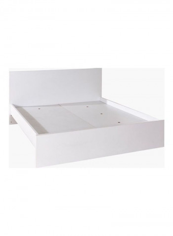 Halmstad King Bed White