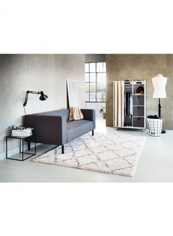 Aksfrytle Area Rug Beige/Black 230x160centimeter