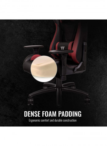 U-Fit Gaming Chair With High-Density Padding, Extensive Armrest, Backrest Adjustments