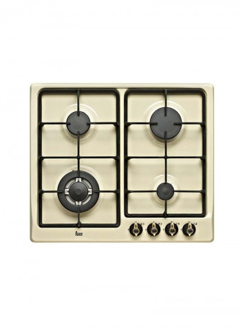 Eh 60 4G Ai Al Tr Ci Bg Ob Gas Hob With 4 Burners And Cast Iron Grids In 60cm Of Butane Gas 40225070 Beige