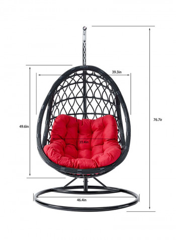 Lufta Swing Chair Black