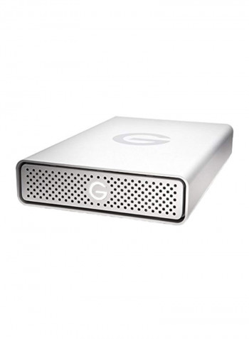 USB External Hard Drive 4TB Silver