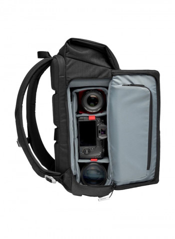 Chicago Camera Backpack For DSLR/ Handheld Gimbal With Organizer Pouch Black