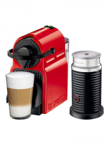 Inissia Coffee Machine With Aeroccino Milk Frother 0.7 l ACEUAE948341 Red/Black