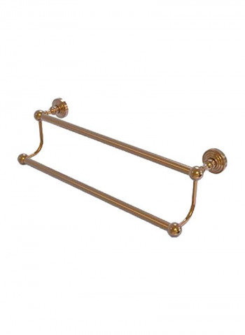 Waverly Place Collection Double Towel Bar Gold 24inch