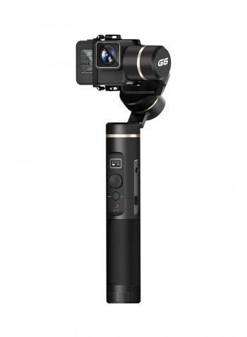 G6 3-Axis Handheld Gimbal For Action Cameras Black
